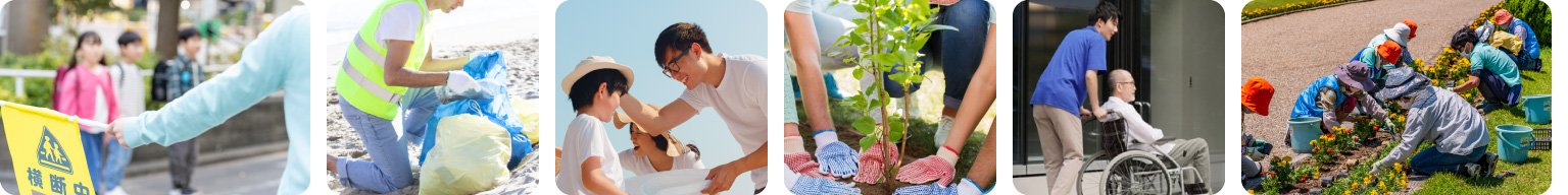 ボランティア画像のスライド画像